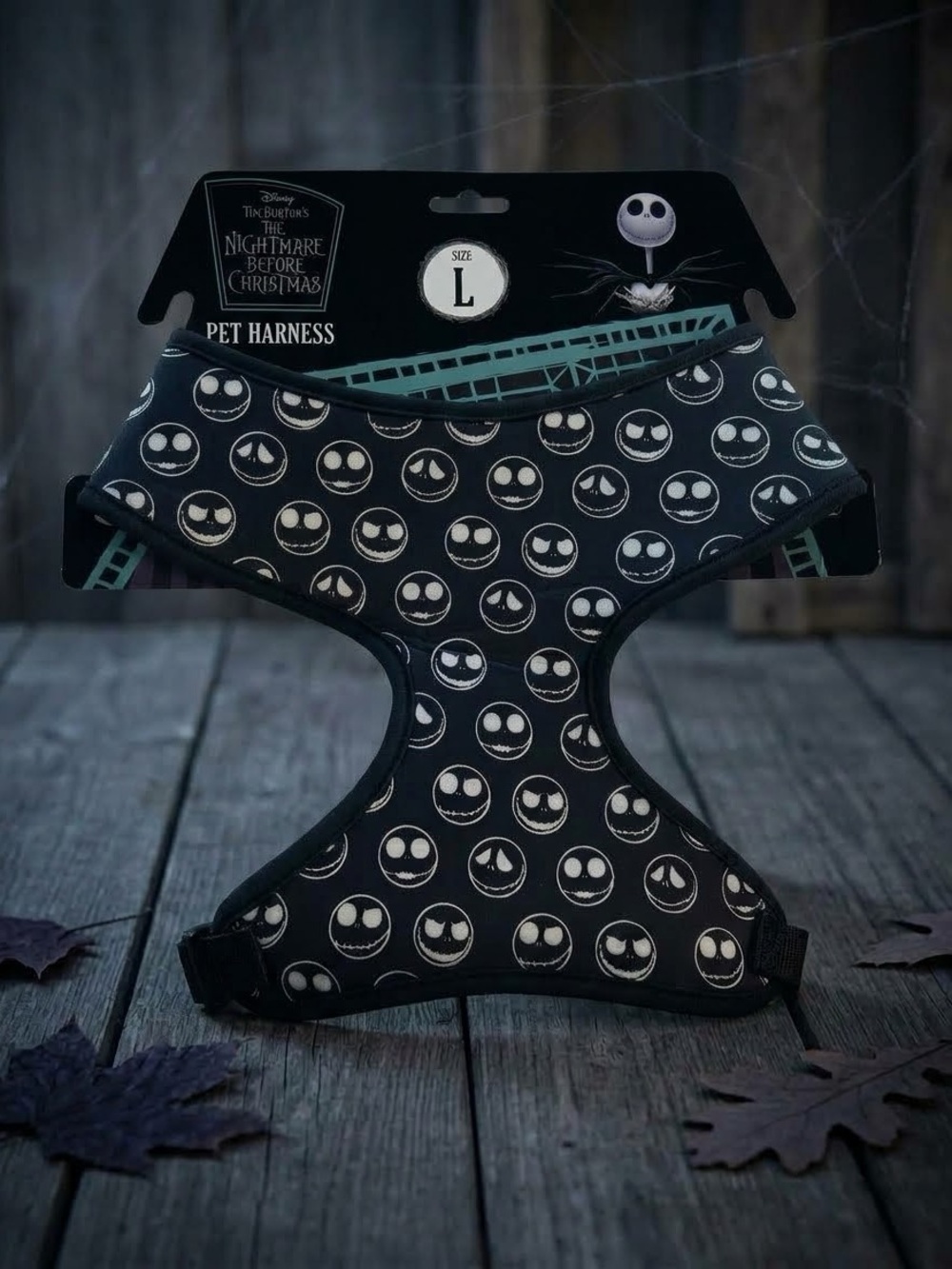 Disney The Nightmare Before Christmas Jack Skellington Black Pet Harness